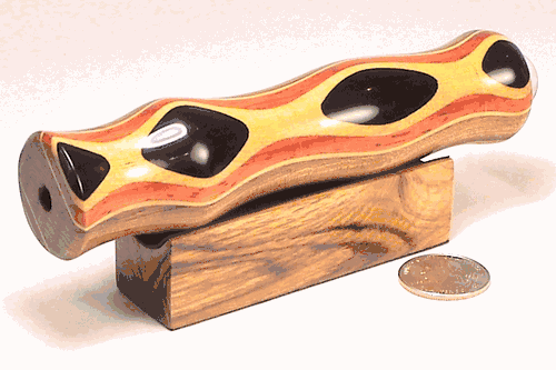 5.5 Inch long Laminated Solid Woods Teleidoscope by N & J
