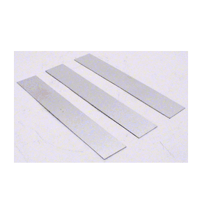 Front Surface Mirror Acrylic Strips 3 Pieces Per Unit ordered. Size is 6 1/2 inches Long 1 1/8" wide 1mm thick.