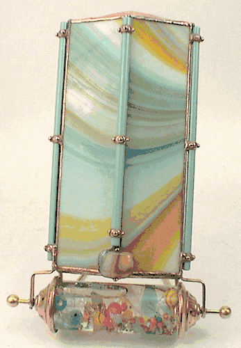 Handcrafted Stained Glass Kaleidoscope, 