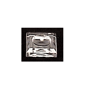 Innexpensive Clear Acrylic Stands Dimple Block #541,  7/8 Inch Square by 1/4 Inches tall