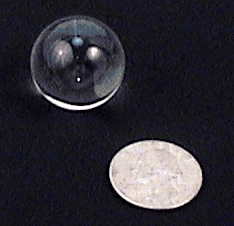 Kaleidoscope Making Parts, Crystal Clear Balls  25mm