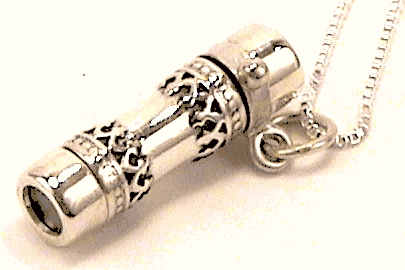 Mini Saturn In Sterling Silver Necklace Kaleidoscope