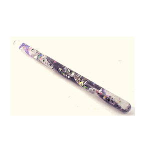 Wands Jumbo Spiral "Purple & White" 12 Inches long by 3/4 Inches in Diameter.