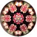Color Spirit Kaleidoscope, in Cherry Blossom Theme, Oil Filled.