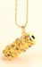 Gold Plate Necklace Kaleidoscope with Gold Plate Chain