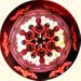 Color Spirit Kaleidoscope in Cherry, Oil Filled Cell.